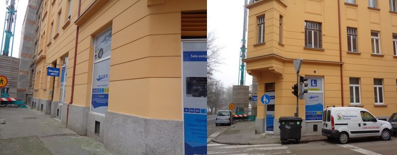 BARVANJE FASADE VEČSTANOVANJSKEGA OBJEKTA - LJUBLJANA CENTER