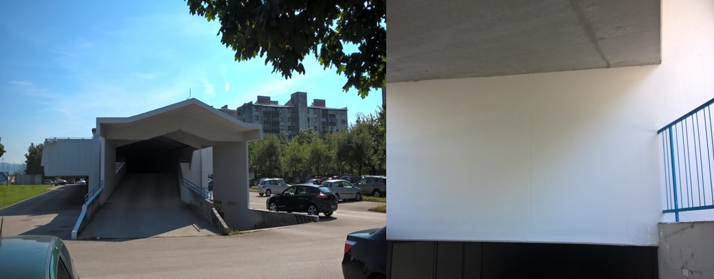 BARVANJE FASADE GARAŽNE HIŠE - LJUBLJANA NOVE JARŠE