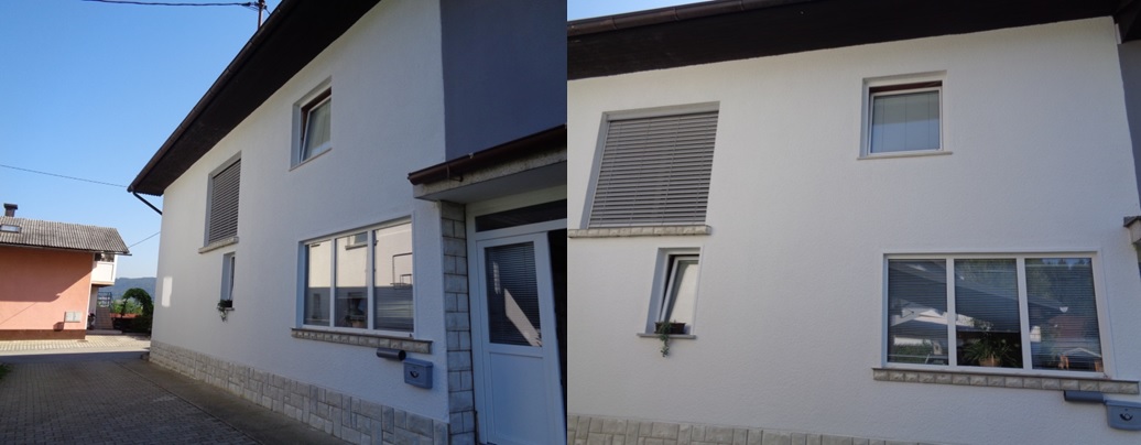 BARVANJE FASADE STANOVANJSKE HIŠE - LJUBLJANA BREZOVICA